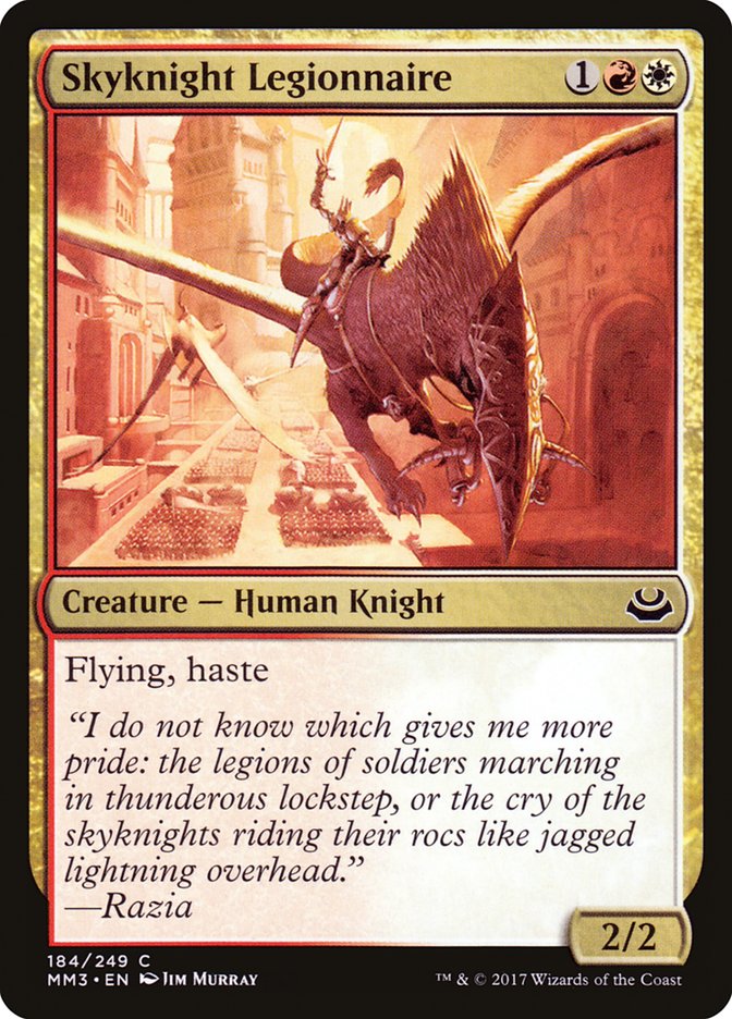 Skyknight Legionnaire [Modern Masters 2017] | Webway Games