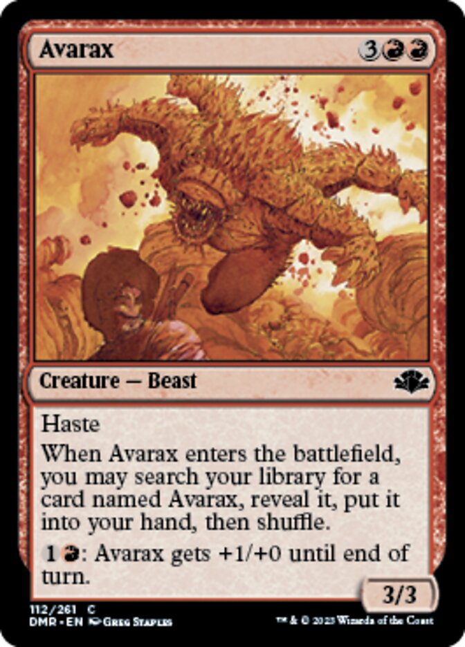 Avarax [Dominaria Remastered] | Webway Games