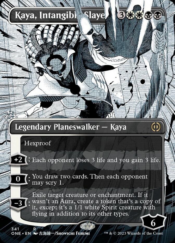 Kaya, Intangible Slayer (Borderless Manga) [Phyrexia: All Will Be One] | Webway Games