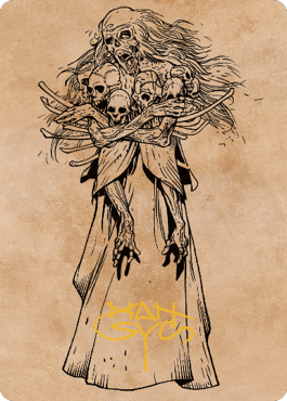 Myrkul, Lord of Bones Art Card (73) (Gold-Stamped Signature) [Commander Legends: Battle for Baldur's Gate Art Series] | Webway Games