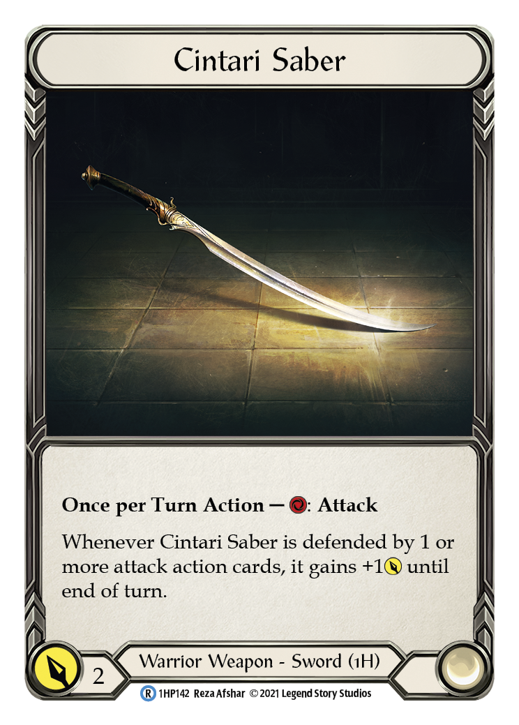 Cintari Saber (Right) [1HP142] | Webway Games