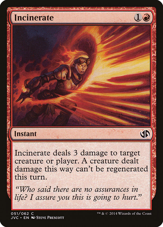 Incinerate [Duel Decks Anthology] | Webway Games