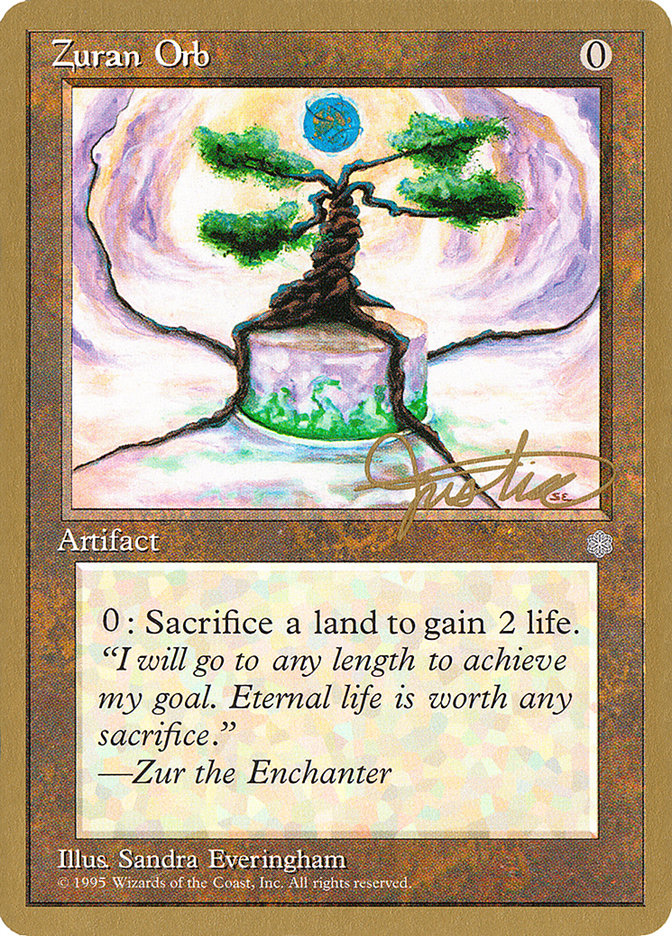 Zuran Orb (Mark Justice) [Pro Tour Collector Set] | Webway Games