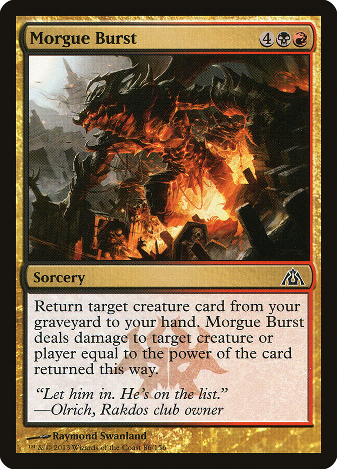Morgue Burst [Dragon's Maze] | Webway Games