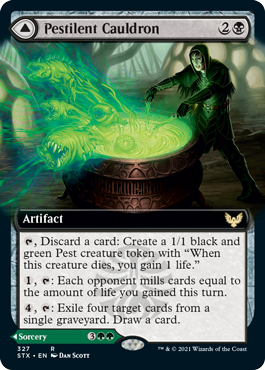 Pestilent Cauldron // Restorative Burst (Extended) [Strixhaven: School of Mages] | Webway Games