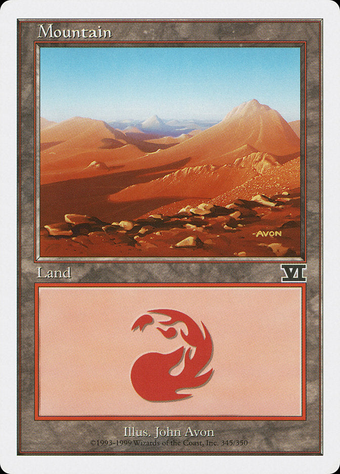 Mountain (#345) [Classic Sixth Edition] | Webway Games