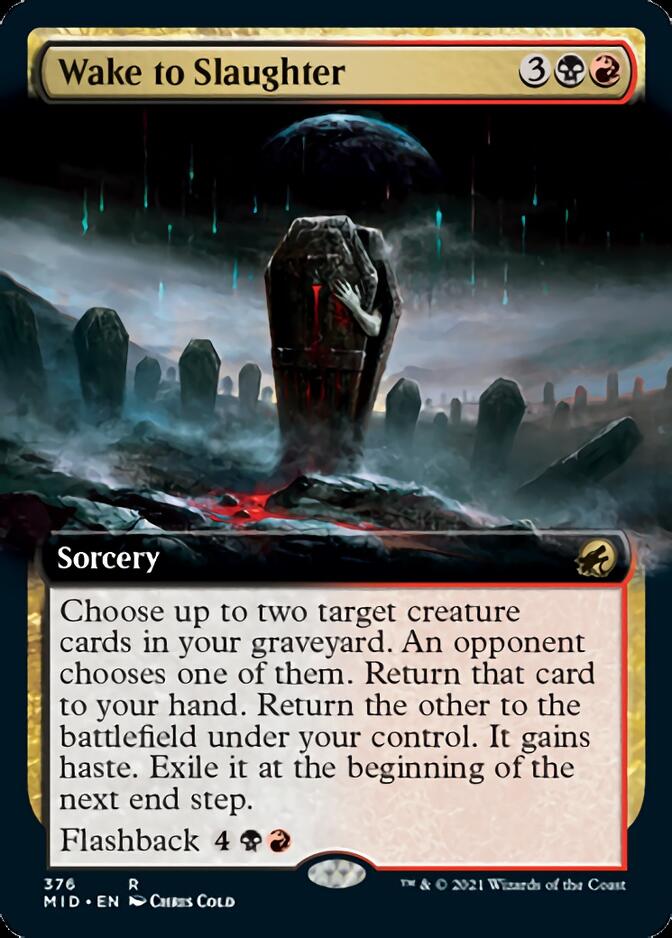 Wake to Slaughter (Extended) [Innistrad: Midnight Hunt] | Webway Games