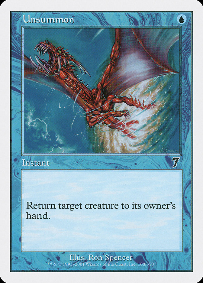 Unsummon [Seventh Edition] | Webway Games