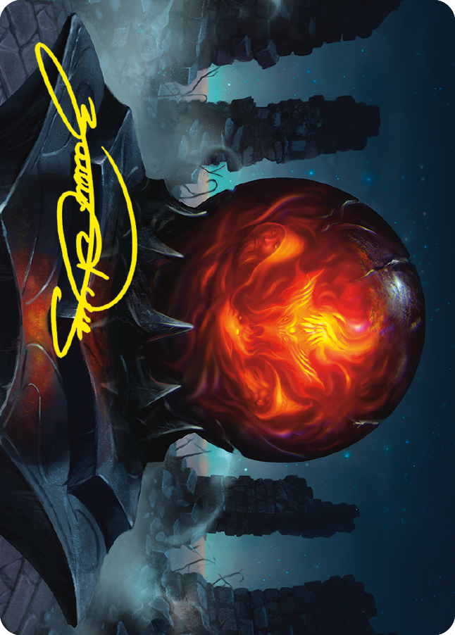 Commander's Sphere Art Card (Gold-Stamped Signature) [The Lord of the Rings: Tales of Middle-earth Art Series] | Webway Games