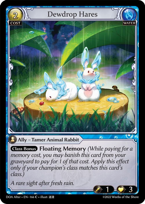 Dewdrop Hares (166) [Dawn of Ashes: Alter Edition] | Webway Games