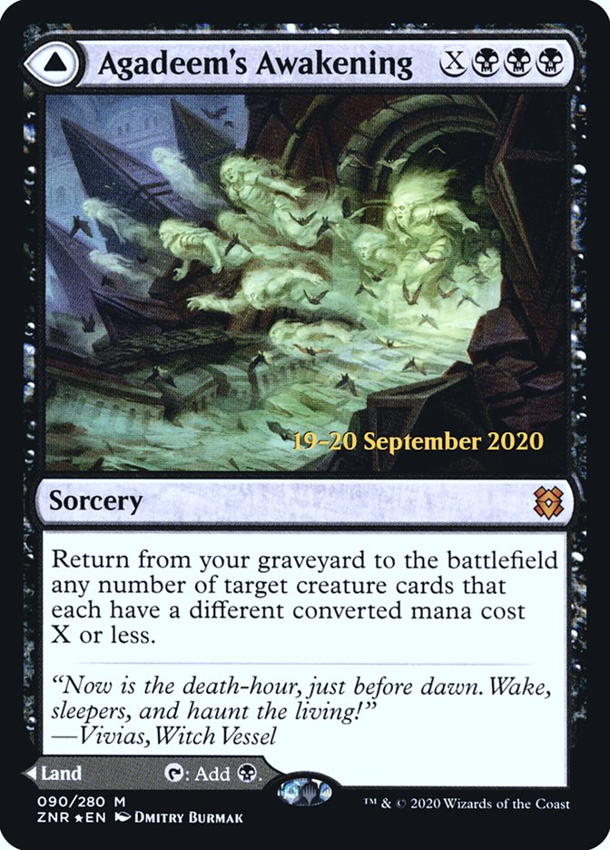 Agadeem's Awakening // Agadeem, the Undercrypt  [Zendikar Rising Prerelease Promos] | Webway Games