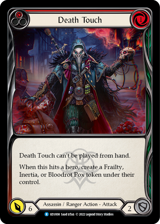 Death Touch (Red) [UZU008] (Outsiders Uzuri Blitz Deck) | Webway Games
