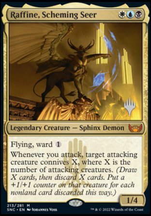 Raffine, Scheming Seer (Promo Pack) [Streets of New Capenna Promos] | Webway Games