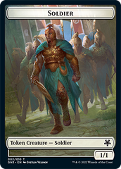 Soldier // Drake Double-Sided Token [Game Night: Free-for-All Tokens] | Webway Games