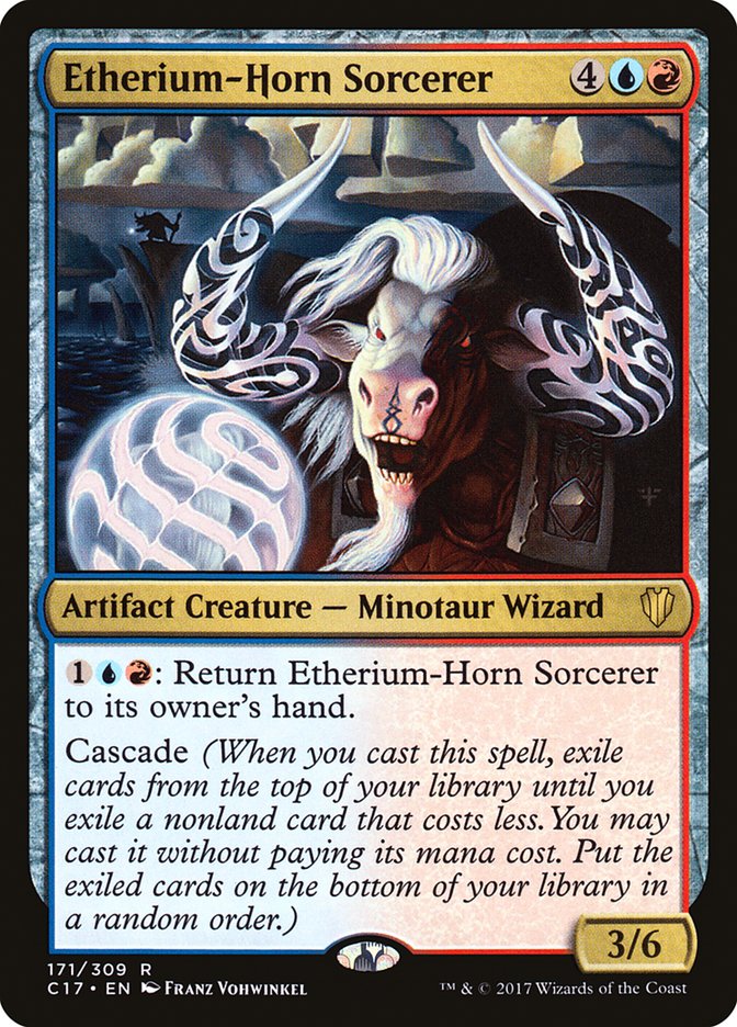 Etherium-Horn Sorcerer [Commander 2017] | Webway Games