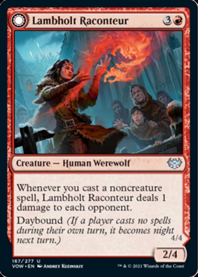Lambholt Raconteur // Lambholt Ravager [Innistrad: Crimson Vow] | Webway Games