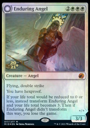 Enduring Angel // Angelic Enforcer [Innistrad: Midnight Hunt Prerelease Promos] | Webway Games