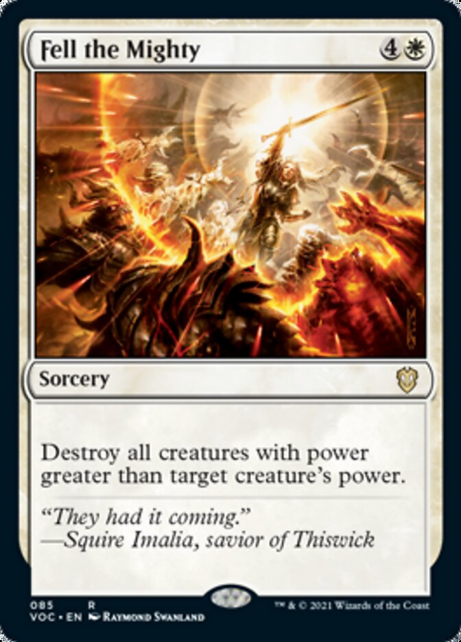 Fell the Mighty [Innistrad: Crimson Vow Commander] | Webway Games