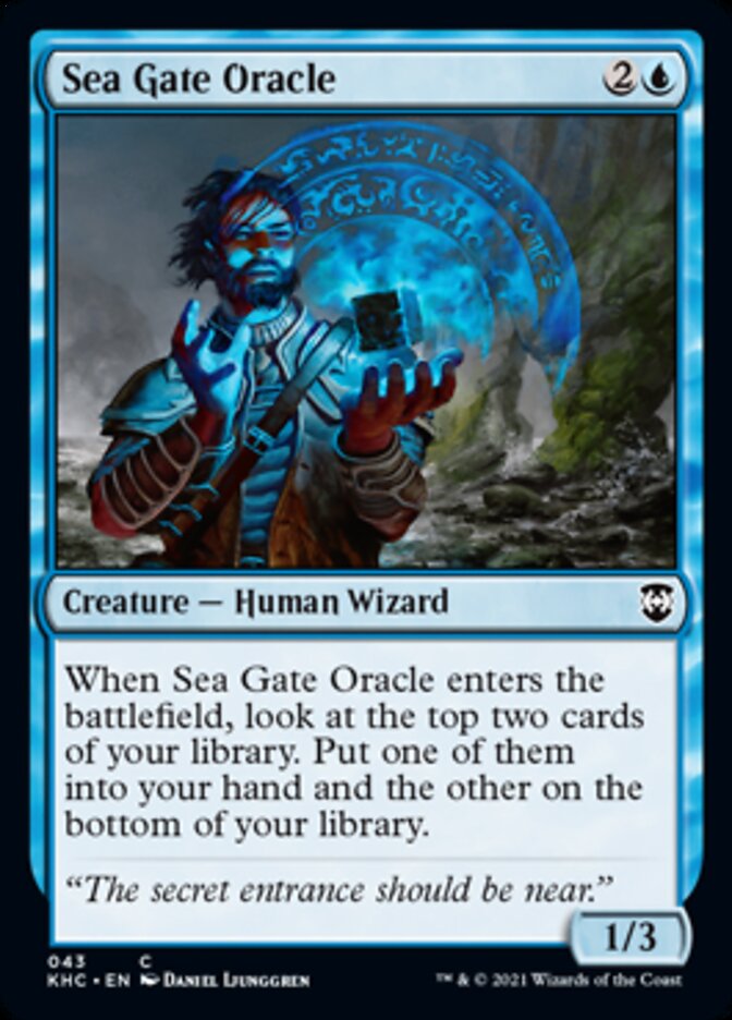 Sea Gate Oracle [Kaldheim Commander] | Webway Games