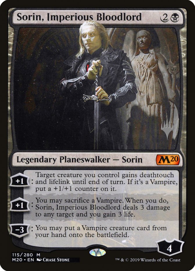 Sorin, Imperious Bloodlord (Promo Pack) [Core Set 2020 Promos] | Webway Games