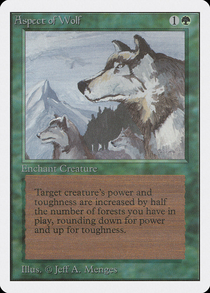 Aspect of Wolf [Unlimited Edition] | Webway Games