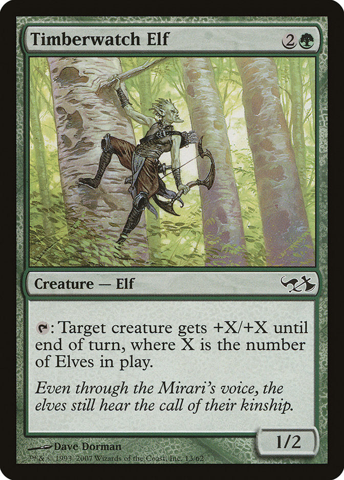 Timberwatch Elf [Duel Decks: Elves vs. Goblins] | Webway Games