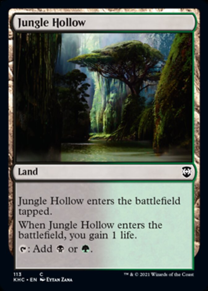 Jungle Hollow [Kaldheim Commander] | Webway Games