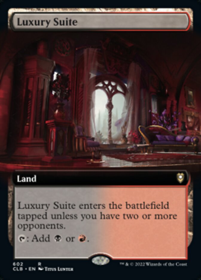 Luxury Suite (Extended Art) [Commander Legends: Battle for Baldur's Gate] | Webway Games