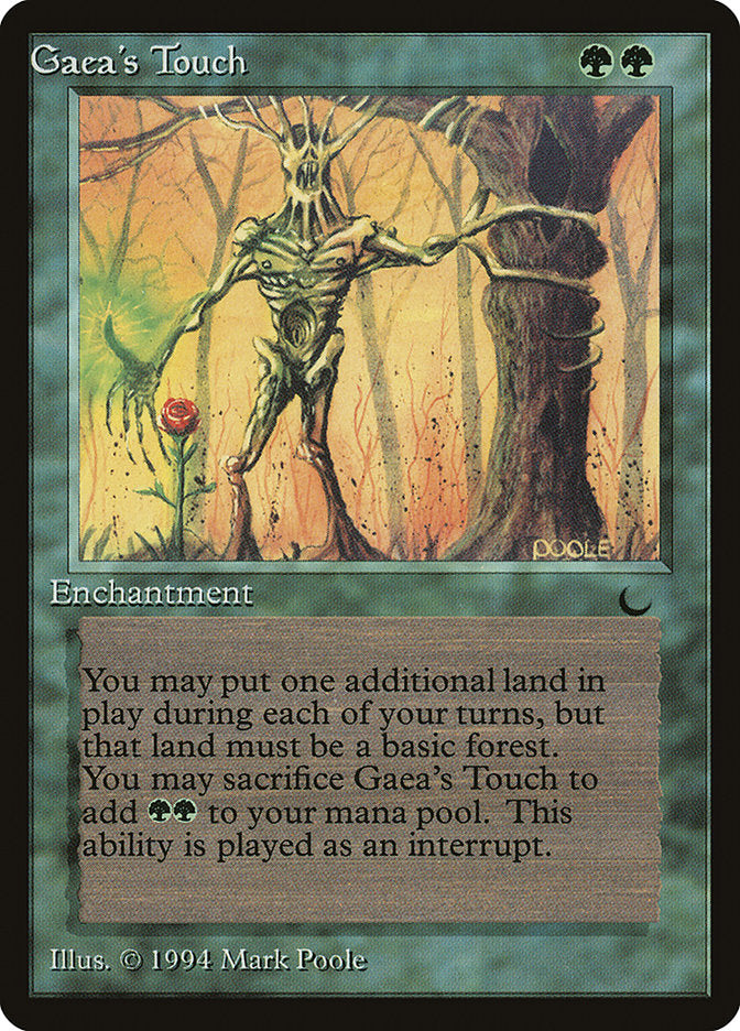 Gaea's Touch (Misprinted) [The Dark] | Webway Games