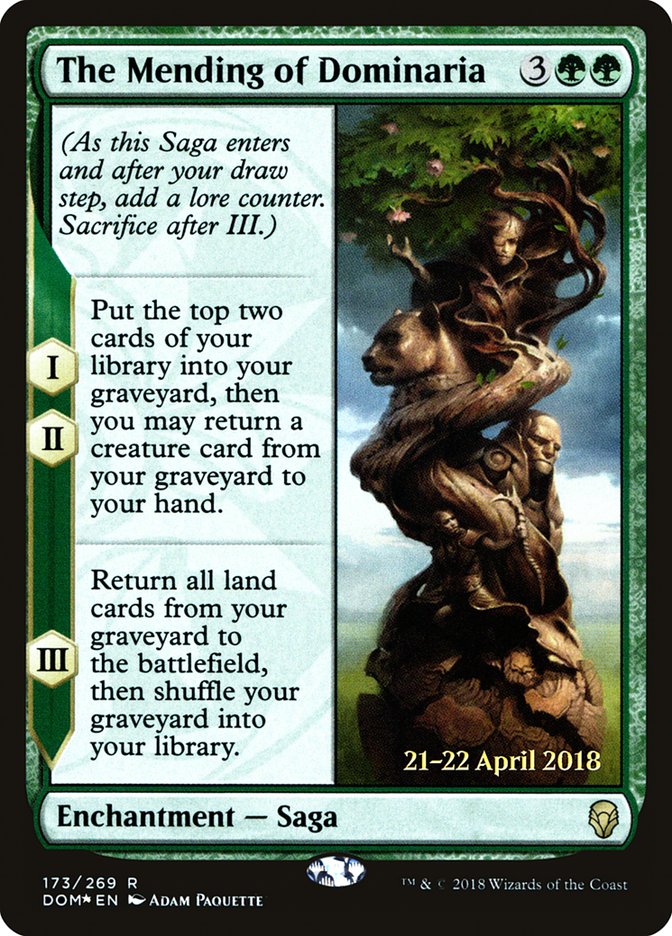 The Mending of Dominaria  (Prerelease) [Dominaria Prerelease Promos] | Webway Games