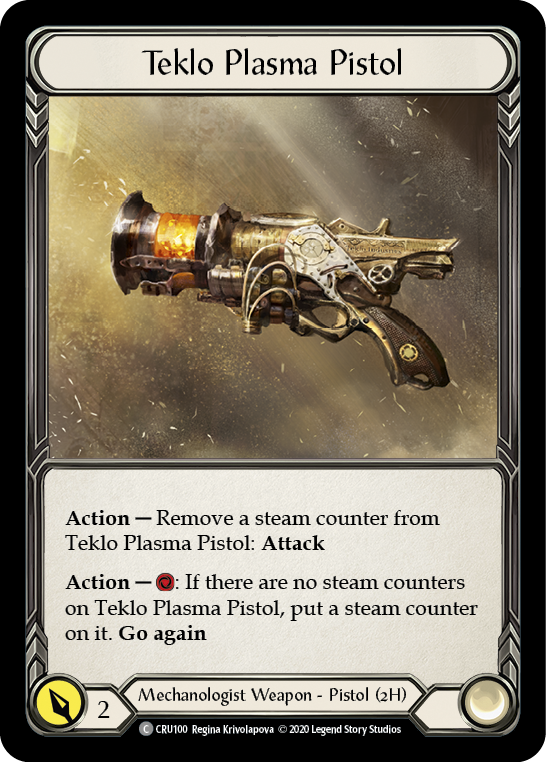 Teklo Plasma Pistol [CRU100] 1st Edition Normal | Webway Games