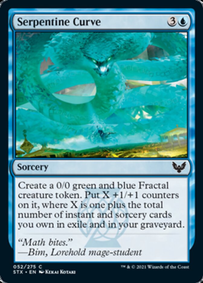 Serpentine Curve [Strixhaven: School of Mages] | Webway Games
