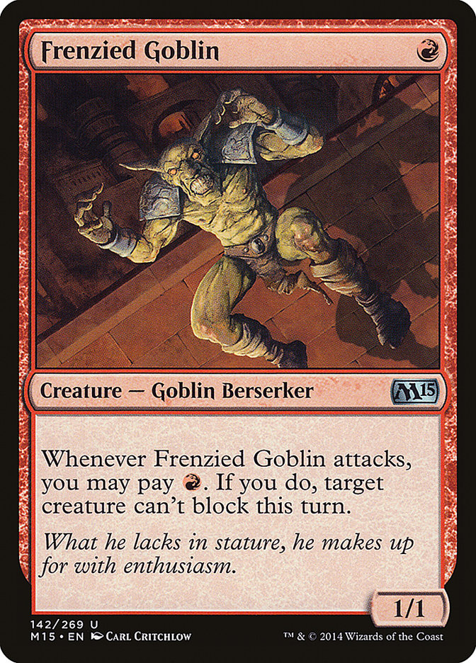 Frenzied Goblin [Magic 2015] | Webway Games