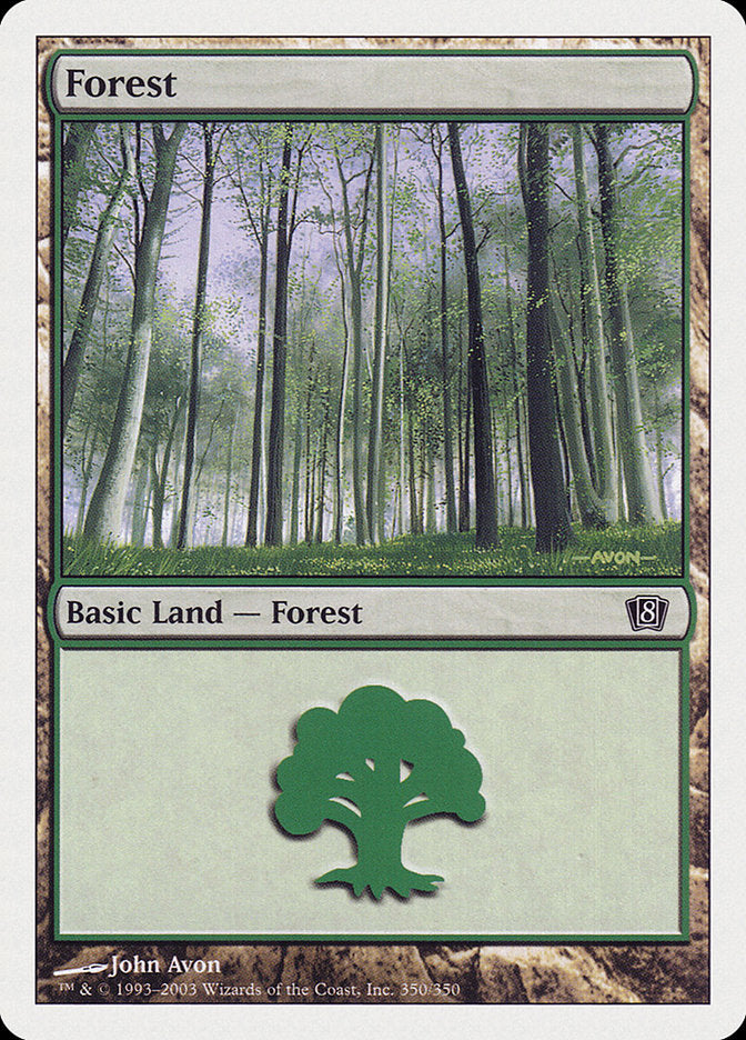 Forest (#350) [Eighth Edition] | Webway Games