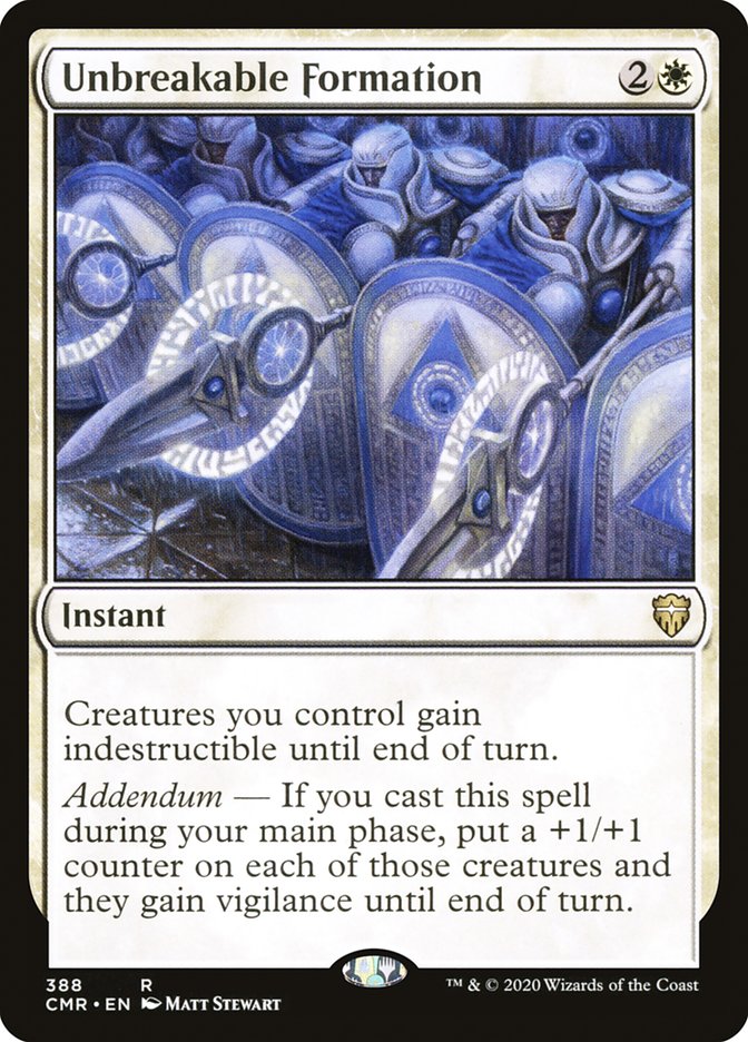Unbreakable Formation [Commander Legends] | Webway Games