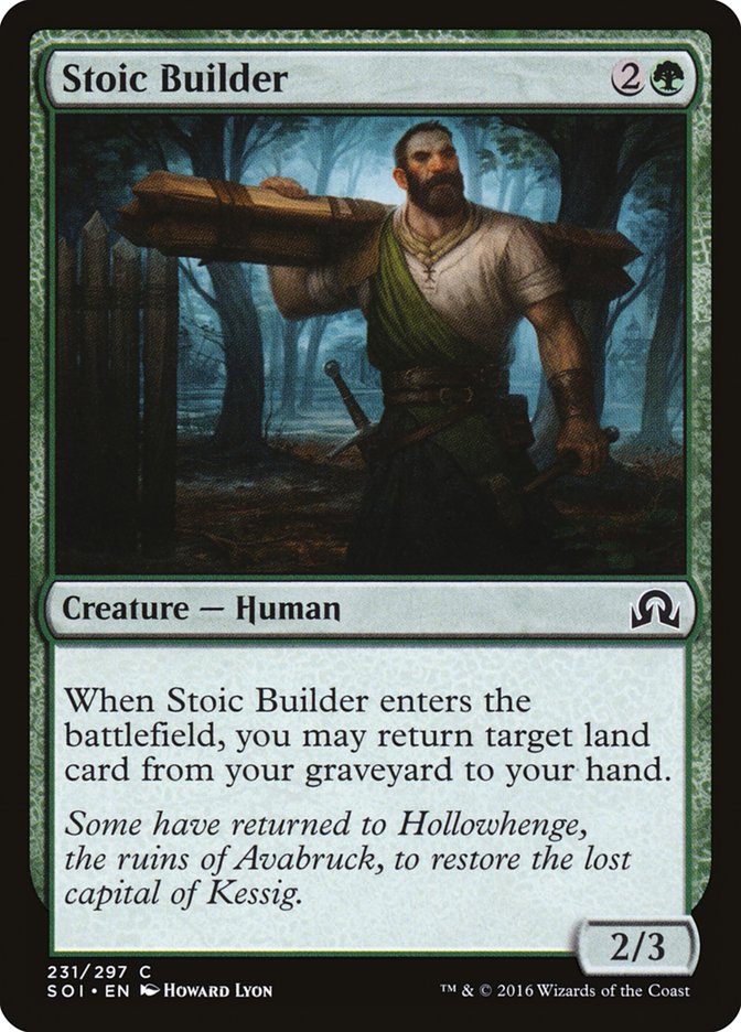 Stoic Builder [Shadows over Innistrad] | Webway Games