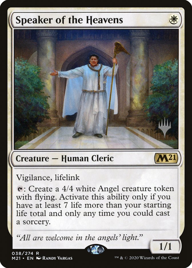 Speaker of the Heavens (Promo Pack) [Core Set 2021 Promos] | Webway Games