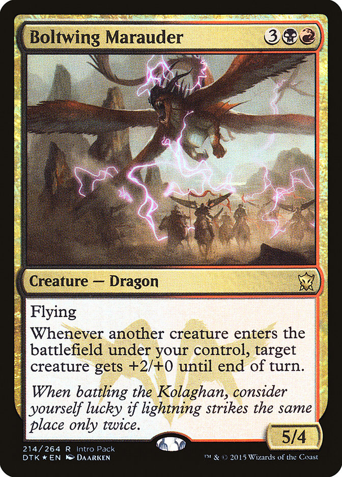 Boltwing Marauder (Intro Pack) [Dragons of Tarkir Promos] | Webway Games