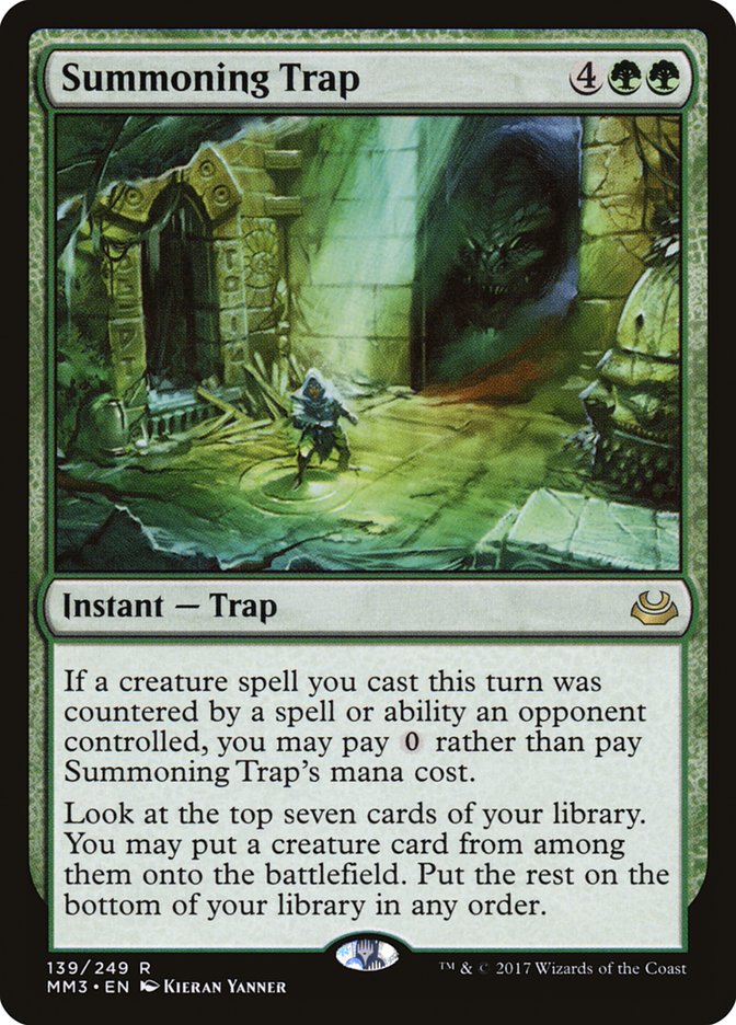 Summoning Trap [Modern Masters 2017] | Webway Games