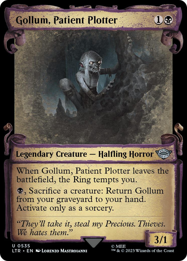 Gollum, Patient Plotter [The Lord of the Rings: Tales of Middle-Earth Showcase Scrolls] | Webway Games