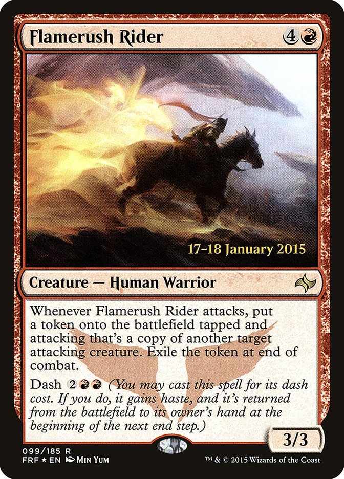 Flamerush Rider  (Prerelease) [Fate Reforged Prerelease Promos] | Webway Games