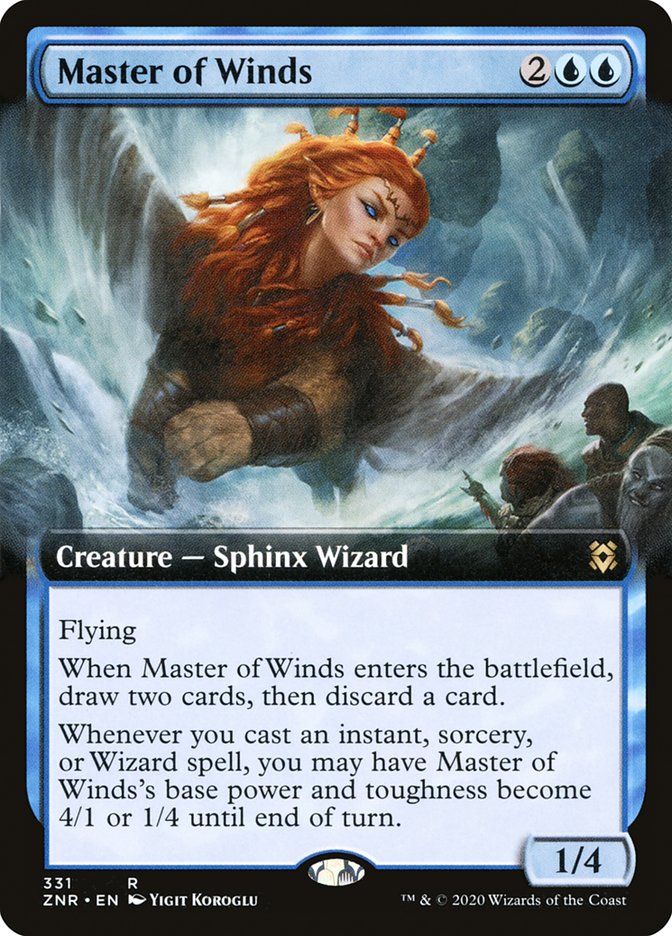 Master of Winds (Extended Art) [Zendikar Rising] | Webway Games