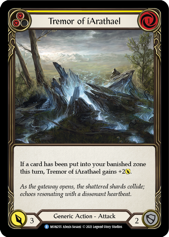 Tremor of iArathael (Yellow) [MON255] 1st Edition Normal | Webway Games