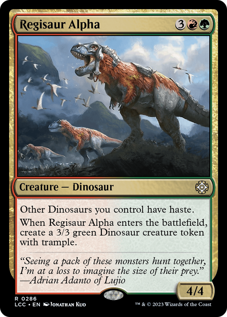 Regisaur Alpha [The Lost Caverns of Ixalan Commander] | Webway Games