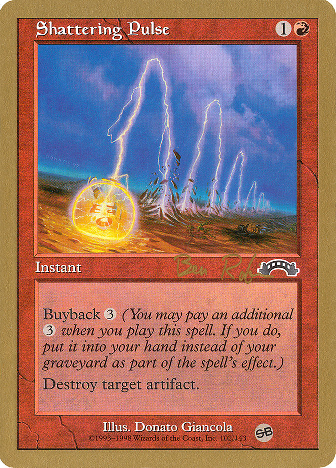 Shattering Pulse (Ben Rubin) (SB) [World Championship Decks 1998] | Webway Games
