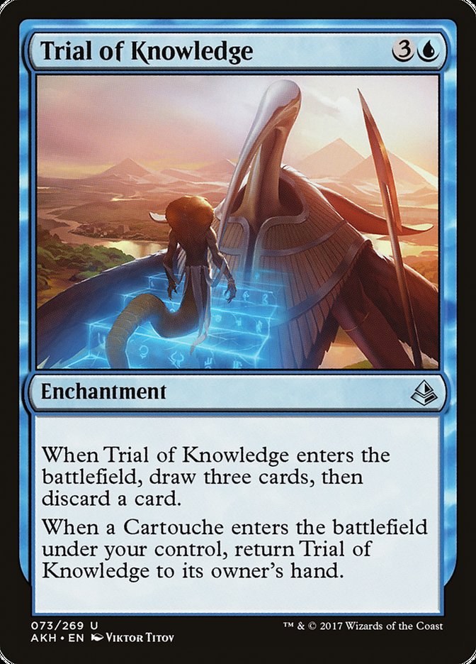 Trial of Knowledge [Amonkhet] | Webway Games