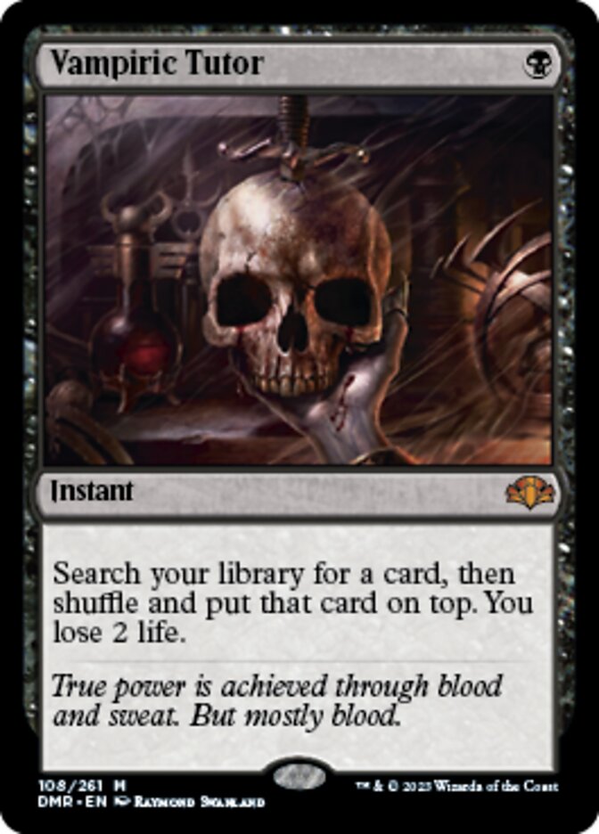 Vampiric Tutor [Dominaria Remastered] | Webway Games