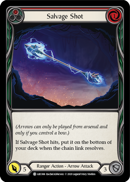 Salvage Shot (Red) [ARC066] Unlimited Rainbow Foil | Webway Games