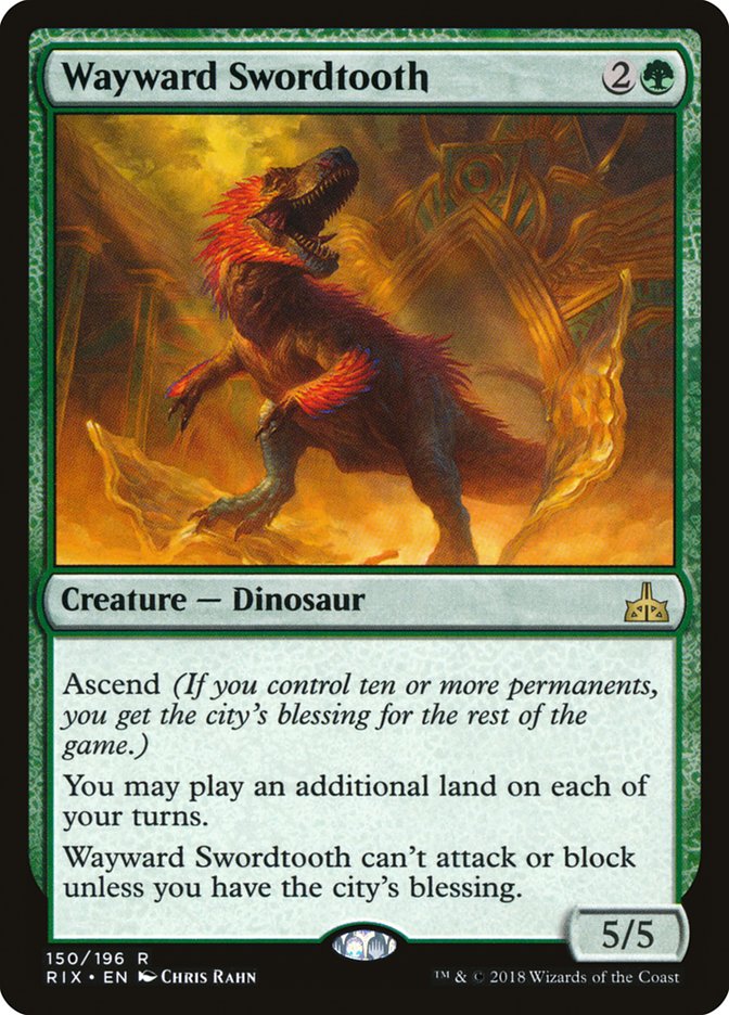 Wayward Swordtooth [Rivals of Ixalan] | Webway Games