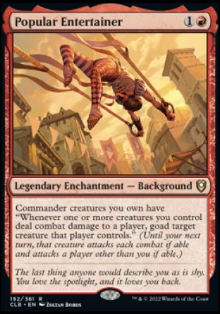 Popular Entertainer [Commander Legends: Battle for Baldur's Gate] | Webway Games